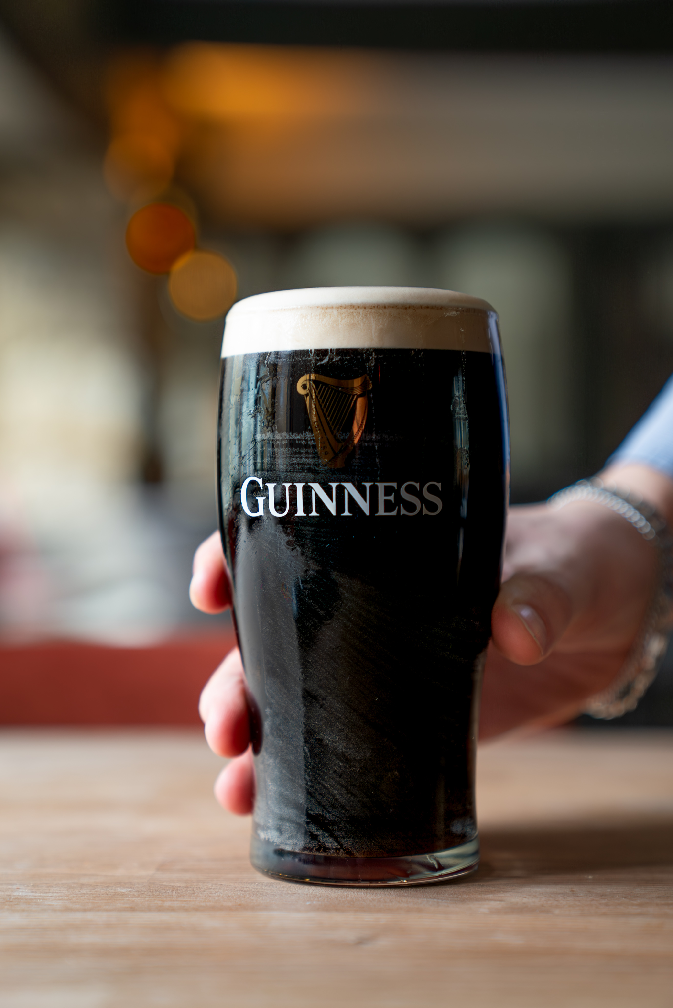 The warm interior of The Ollerod bar